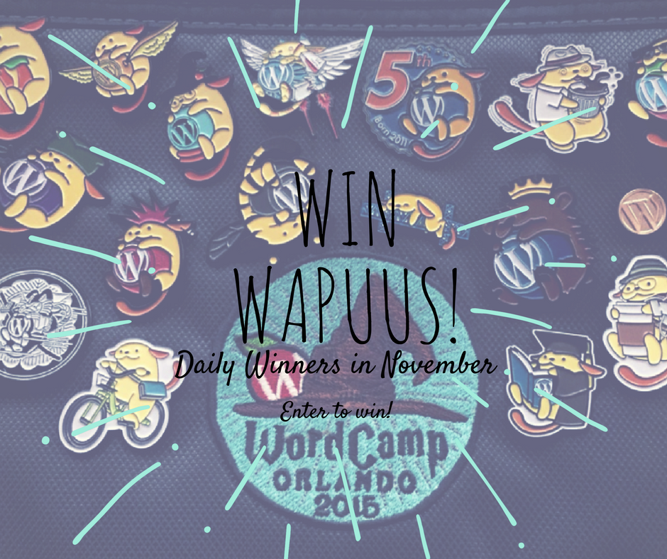 Win Wapuus, Daily winners in November.