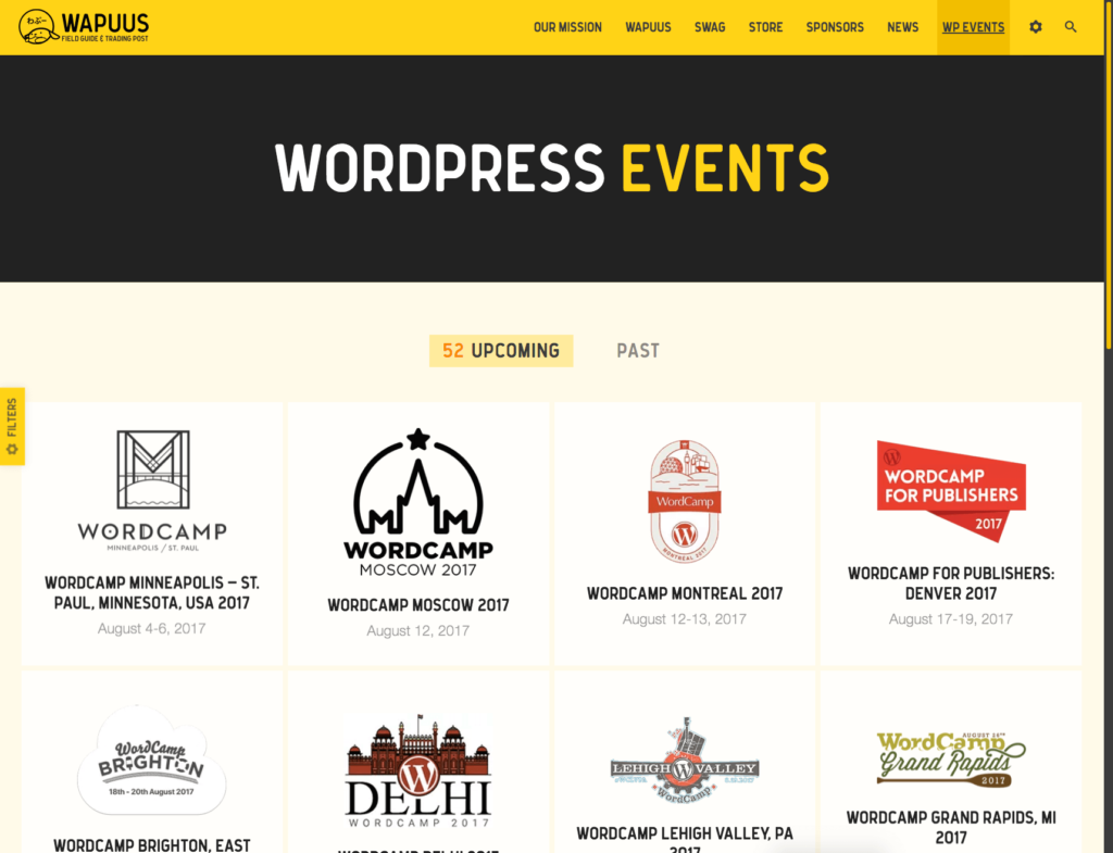 list of Upcoming WordPress Conference &amp; Events.