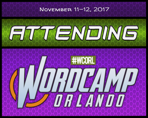 Attending WordCamp Orlando 2017 Badge
